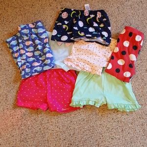 5 Shorts 2 Lounge Pants Size 3T